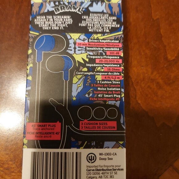 Wicked Audio Ear Bud Headphones (Wired) NEW in Box - Picture 2 of 3